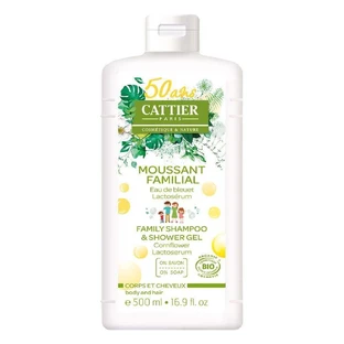 Cattier Гель для душу Moussant Familial Corps Et Cheveux Bio 500мл