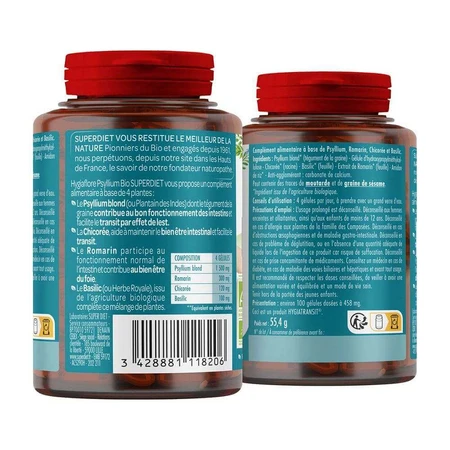 Супердієта Hygiaflore Psyllium Bio 100 гелів: ціни та характеристики
