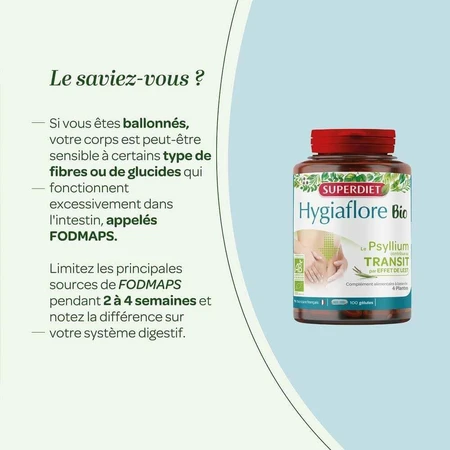 Супердієта Hygiaflore Psyllium Bio 100 гелів: ціни та характеристики