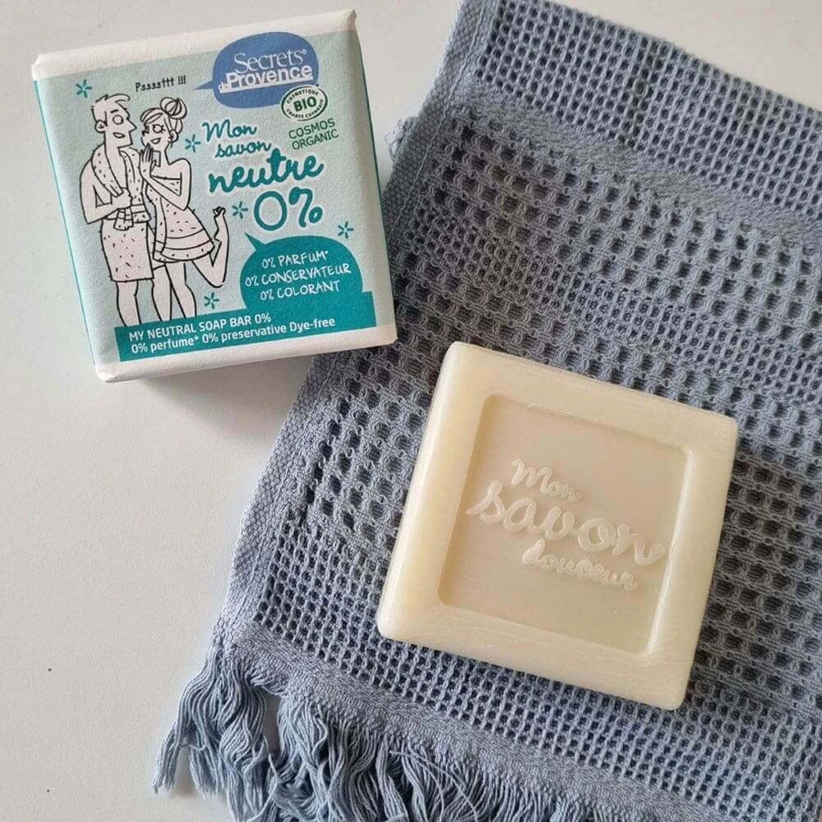 Мило Secrets de Provence Нейтральне мило з 0% ароматизаторів, консервантів та барвників 100г: ціни та характеристики