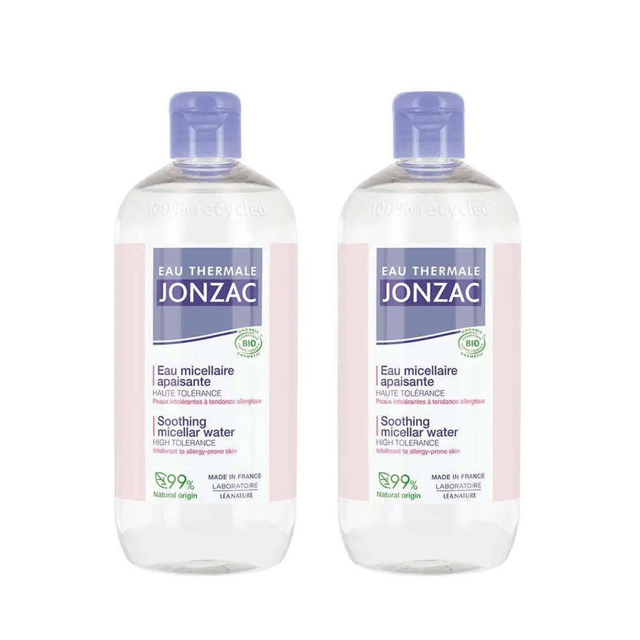 Eau thermale Jonzac REactive Organic успокаивающая мицеллярная вода для чувствительной кожи 2х500 мл: цены и характеристики