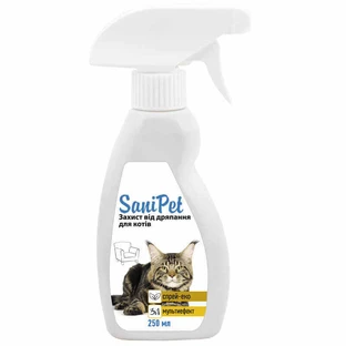 ТМ Природа Sani Pet - Спрей-відлякувач Захист від дряпання для котів, 250 мл