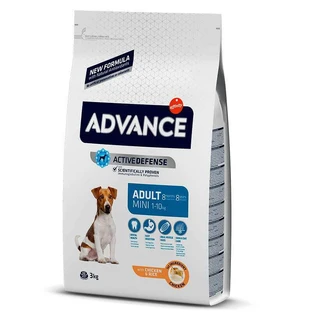 Advance (Едванс) Dog Adult Mini Chicken&Rice - Сухий корм з м'ясом курки для дорослих собак малих порід, 3 кг