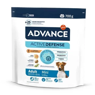 Advance (Эдванс) Dog Adult Mini Chicken&Rice - Сухой корм с мясом курицы для взрослых собак малых пород, 700 г