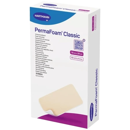 Пов’язка губчаста Hartmann PermaFoam Classic 10 см x 20 см, 1 шт.: ціни та характеристики