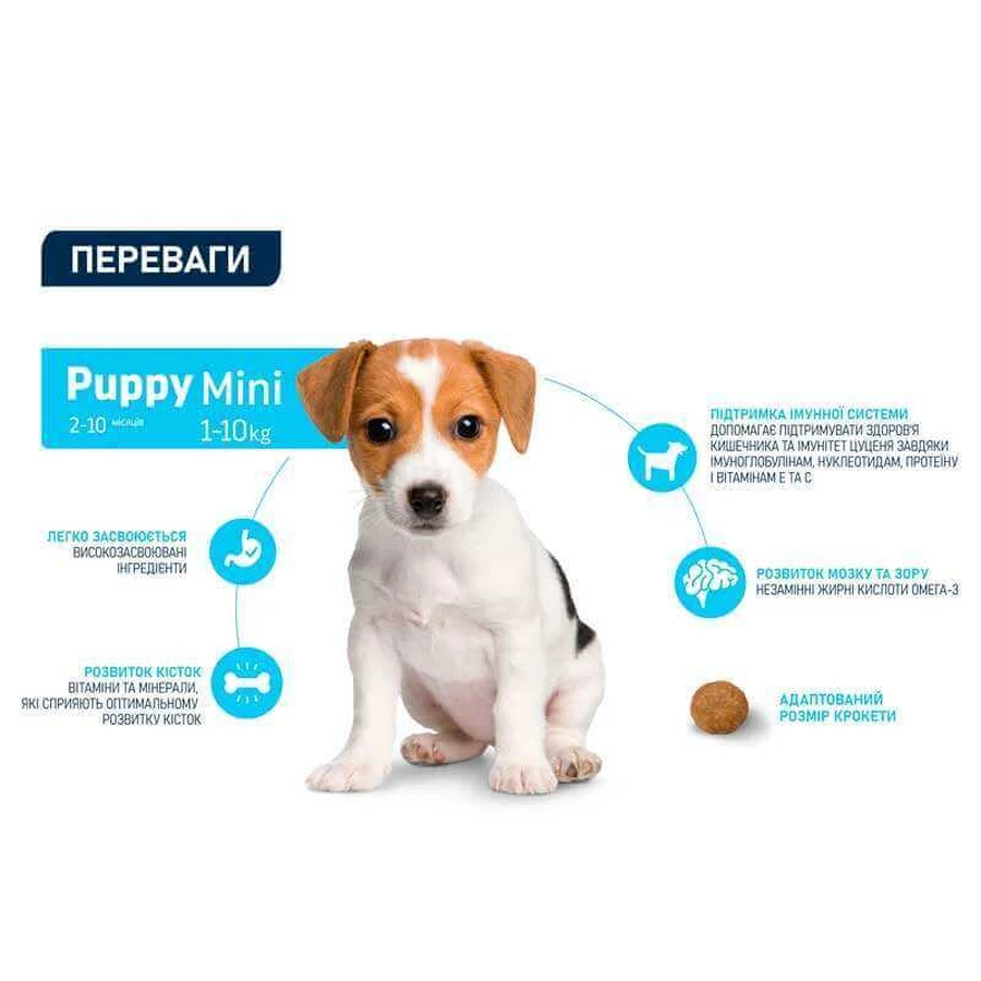Advance (Едванс) Dog Mini Puppy Chicken&Rice - Сухий корм з м'ясом курки і рисом для цуценят малих порід, 3 кг: ціни та характеристики