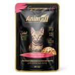 AnimAll Chicken & Shrimp - Вологий корм з куркою та креветкою для котів (шматочки в соусі), 80 г: ціни та характеристики