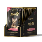 AnimAll Chicken & Shrimp - Вологий корм з куркою та креветкою для котів (шматочки в соусі), 80 г: ціни та характеристики