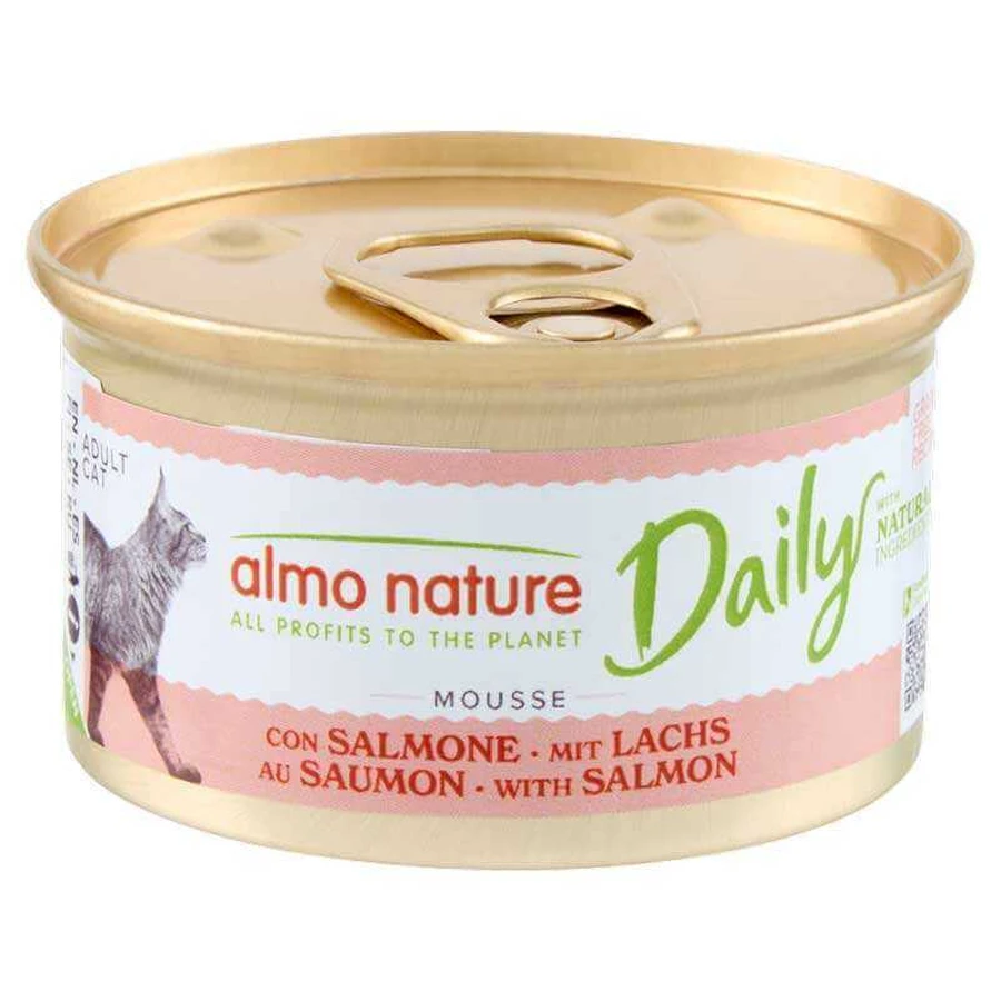 Almo Nature (Альмо Натюр) Daily Menu Cat - Консервированный корм "Мус с лососем" для кошек, 85 г: цены и характеристики