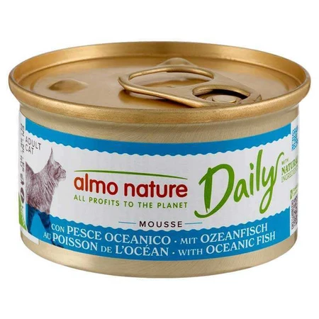 Almo Nature (Альмо Натюр) Daily Menu Cat - Консервований корм "Мус з океанічної риби" для котів, 85 г: ціни та характеристики