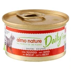 Almo Nature (Альмо Натюр) Daily Menu Cat - Консервований корм "Шматочки в соусі з яловичиною" для котів, 85 г: ціни та характеристики
