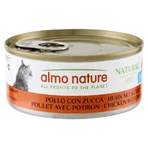 Almo Nature (Альмо Натюр) HFC Natural Adult Cat Chicken&Pumpkin - Консервированный корм с курицей и тыквой для взрослых кошек (кусочки в желе), 150 г: цены и характеристики