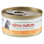 Almo Nature (Альмо Натюр) HFC Natural Adult Cat Tuna&Shrimp - Консервированный корм с тунцем и креветками для взрослых кошек (кусочки в желе), 70 г: цены и характеристики