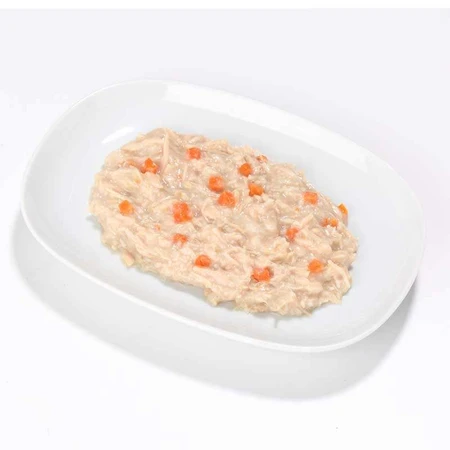 Almo Nature HFC Cat Complete Chicken with Carrots - Консервований корм з куркою та морквою для дорослих котів (рублене м’ясо), 70 г: ціни та характеристики