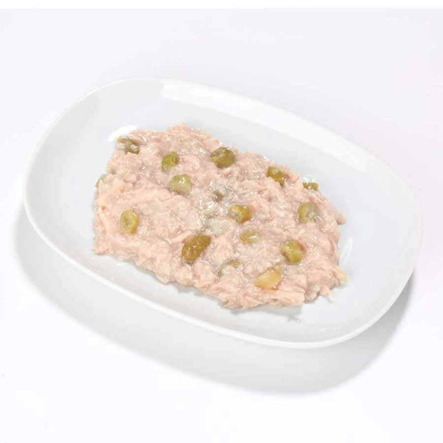 Almo Nature HFC Cat Complete Chicken with Green Beans - Консервований корм з куркою та зеленими бобами для дорослих котів (рублене м’ясо), 70 г: ціни та характеристики