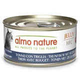 Almo Nature HFC Jelly Adult Cat Tuna&Goatfish - Консервований корм з тунцем та барабулею для дорослих котів (шматочки в желе), 70 г