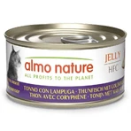Almo Nature HFC Jelly Adult Cat Tuna&Mackerel - Консервований корм з тунцем та макреллю для дорослих котів (шматочки в желе), 70 г: ціни та характеристики