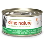 Almo Nature HFC Jelly Adult Cat Tuna&Red Sea Rooster - Консервированный корм с тунцом и красным морским петухом для взрослых кошек (кусочки в желе), 70 г: цены и характеристики