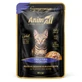 AnimAll Chicken & Tuna - Влажный корм с курицей и тунцом для кошек (кусочки в соусе), 80 г
