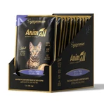 AnimAll Chicken & Tuna - Влажный корм с курицей и тунцом для кошек (кусочки в соусе), 80 г: цены и характеристики