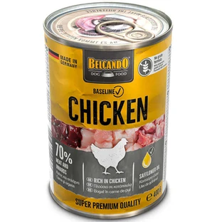 Belcando Baseline Chicken - Консервированный корм с курицей для взрослых собак, 400 г