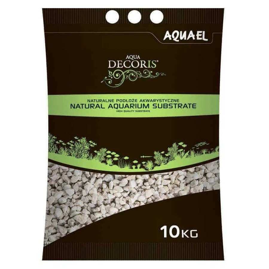 AquaEL (АкваЭль) Natural Aquarium Substrate Aqua Decoris Dolomite 2-4 mm - Натуральный белый доломитовый гравий для аквариума зернистостью 2-4 мм, 10 кг: цены и характеристики