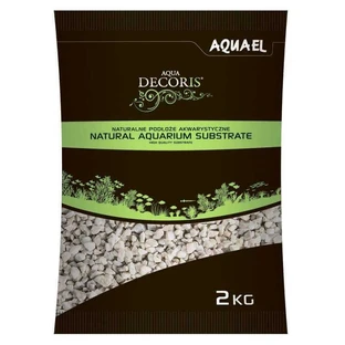 AquaEL (АкваЭль) Natural Aquarium Substrate Aqua Decoris Dolomite 2-4 mm - Натуральный белый доломитовый гравий для аквариума зернистостью 2-4 мм, 2 кг