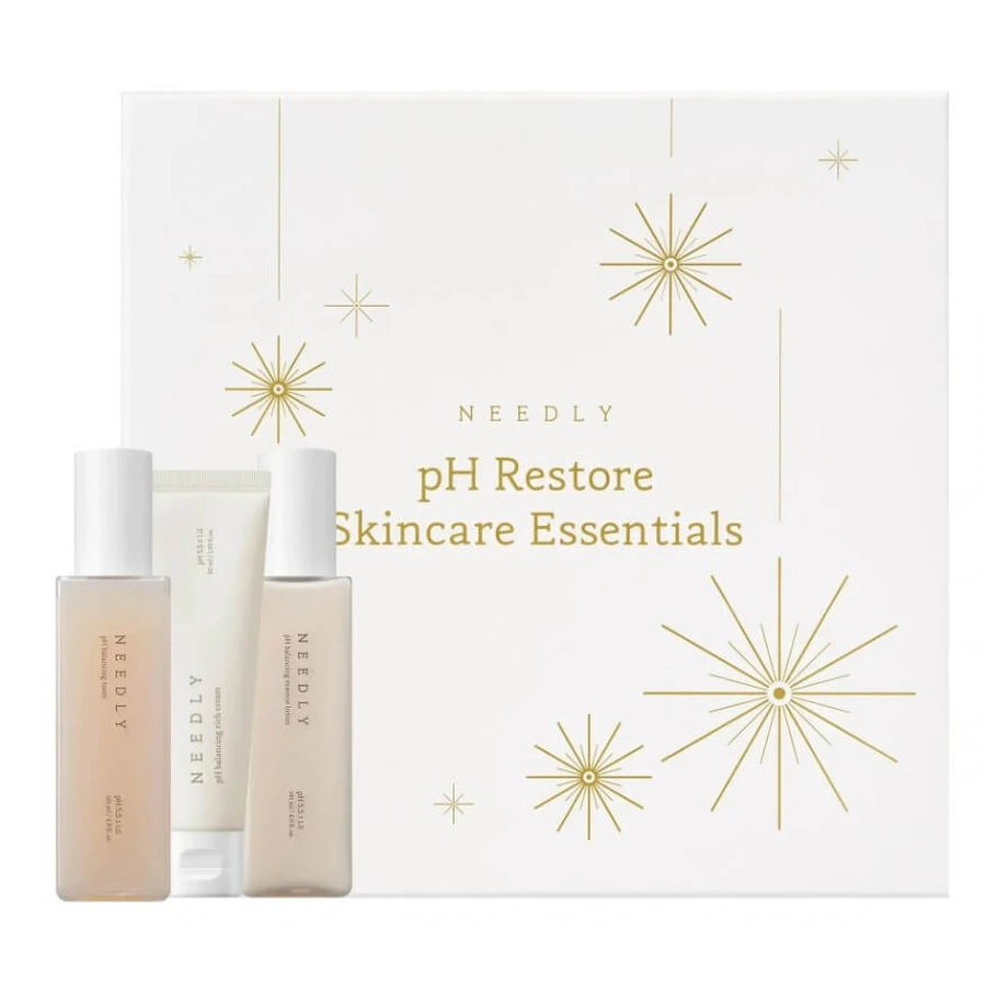 Набір базового догляду Needly pH Restore Skincare Essentials для відновлення та підтримки pH-балансу шкіри обличчя: ціни та характеристики