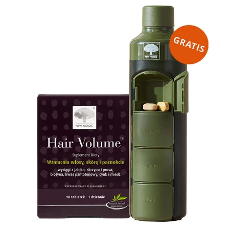 Новый Nordic Hair Volume, 90 таблеток + флакон для лекарств в подарок: цены и характеристики