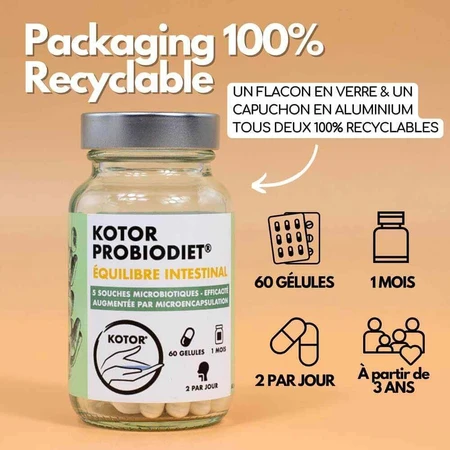 Kotor Pharma Probiodieta Кишковий баланс 60 капсул: ціни та характеристики