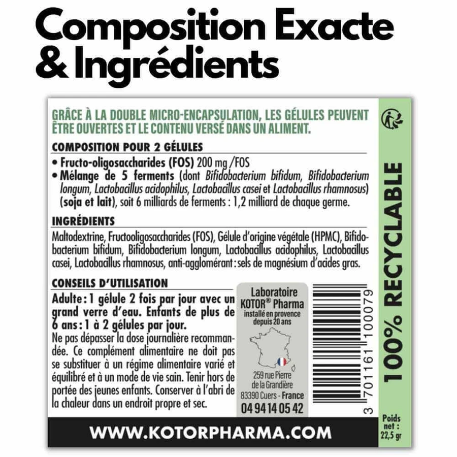 Kotor Pharma Probiodieta Кишковий баланс 60 капсул: ціни та характеристики
