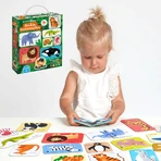 Пазли CzuCzu Wild Animals Matching Puzzles для дітей від 18 місяців, 36 елементів: ціни та характеристики