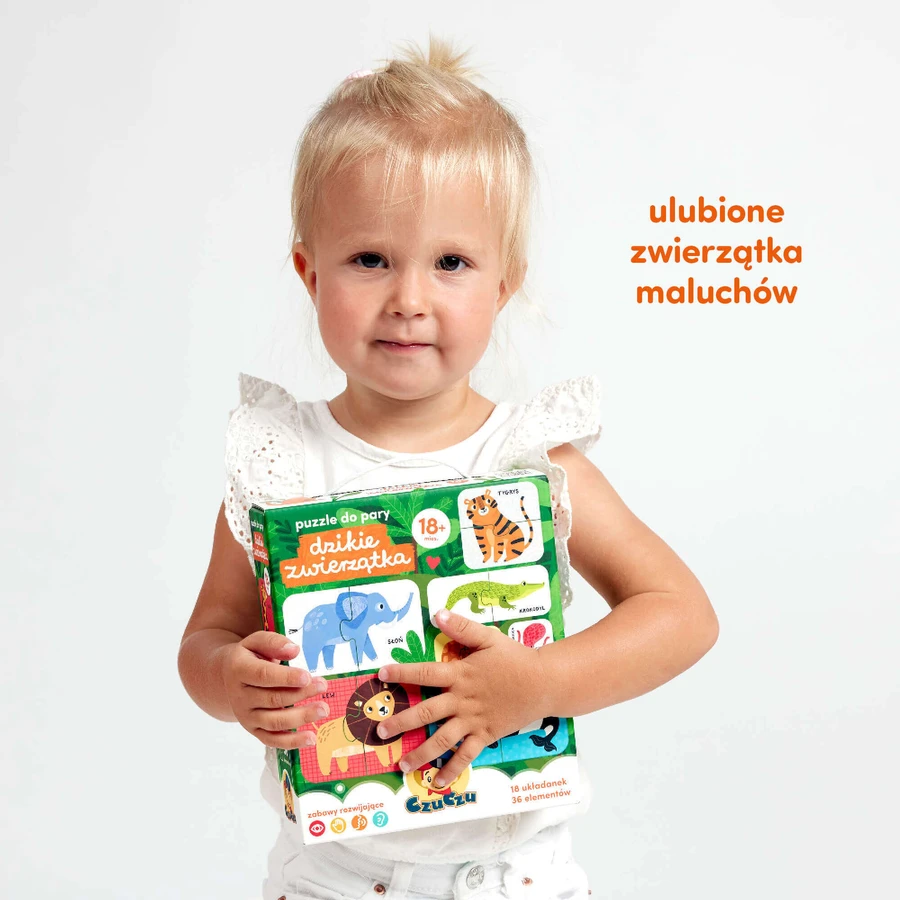 Пазли CzuCzu Wild Animals Matching Puzzles для дітей від 18 місяців, 36 елементів: ціни та характеристики