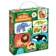 Пазлы CzuCzu Wild Animals Matching Puzzles для детей от 18 месяцев, 36 элементов