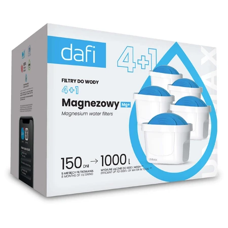 Dafi Unimax Mg+, магниевый фильтр для кувшина, 5 шт.: цены и характеристики