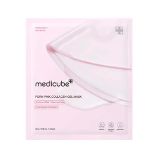 Розовая коллагеновая гелевая маска для лица PDRN, 28 г, Medicube