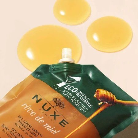 Nuxe Reve De Miel Eco Refill Gel Lavant Surgras 400 мл: цены и характеристики
