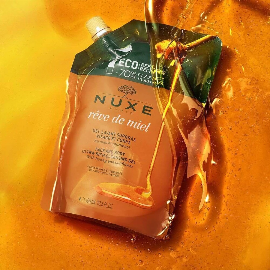 Nuxe Reve De Miel Eco Refill Gel Lavant Surgras 400 мл: цены и характеристики