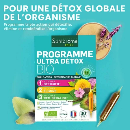 Santarome Bio Detox Programme 30 ампул: цены и характеристики