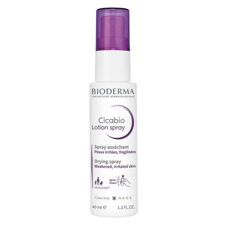 Відновлювальний сушильний спрей для пошкодженої шкіри BioDerma Cicabio 40мл: ціни та характеристики