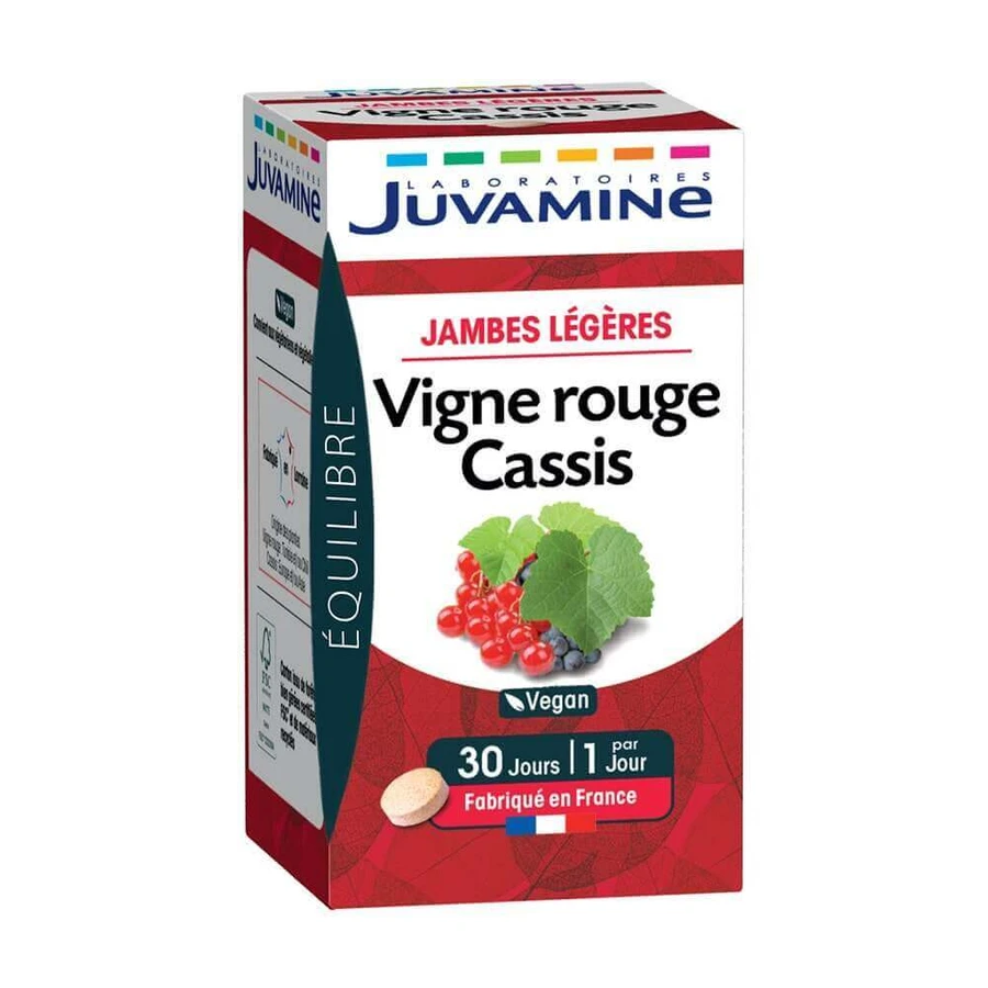 Juvamine Red Vine Black Curry Legs Light 30 таблеток: ціни та характеристики