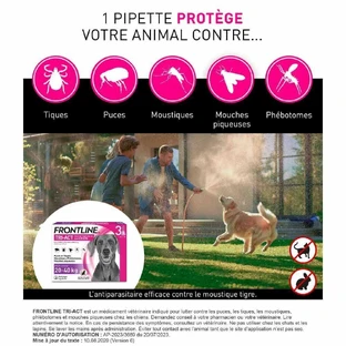 Frontline Tri-act Spot-on для собак 20-40 кг 3 пипетки по 4 мл
