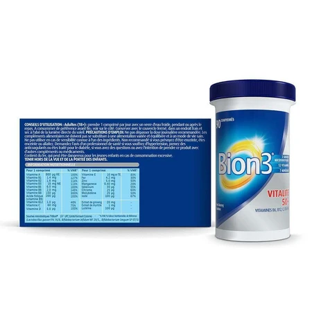Bion3 Vitalité 50+ 90 Comprimes: цены и характеристики