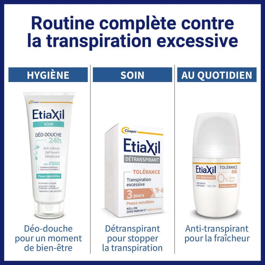 Дезодорант-антиперспірант рулонний Etiaxil 48H Tolerance Sensitive Skin 50мл: ціни та характеристики