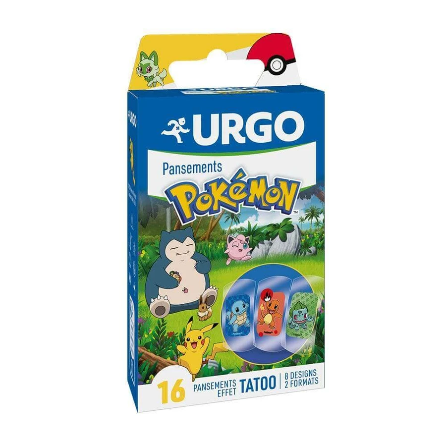 Urgo Medicines Pokémon Tattoo Effect x16: ціни та характеристики