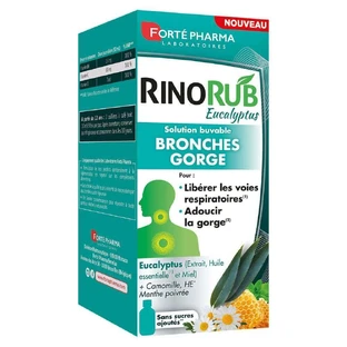 Forté Pharma RinoRub Раствор для бронхов и горла Эвкалипт 120 мл