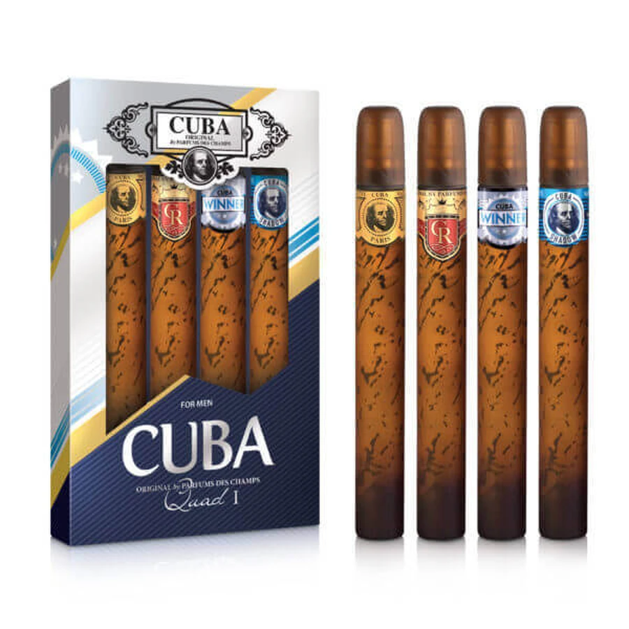Cuba Original Cuba Quad Туалетный набор Gold amp; Royal amp; Winner amp; Shadow, 4x35 мл: цены и характеристики