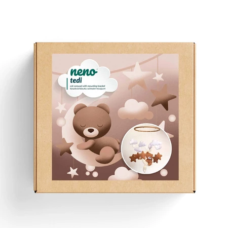 Neno Tedi, карусель для кроватки с кронштейном для крепления, 1 шт.: цены и характеристики