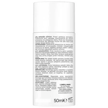 L'Oreal Bright Reveal Daily, цветной флюид, тонированное сияние, SPF 50+, 50 мл: цены и характеристики