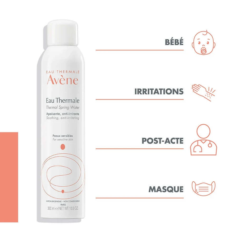 Avène Термальная вода-спрей успокаивающая и противовоспалительная для чувствительной кожи 300 мл: цены и характеристики